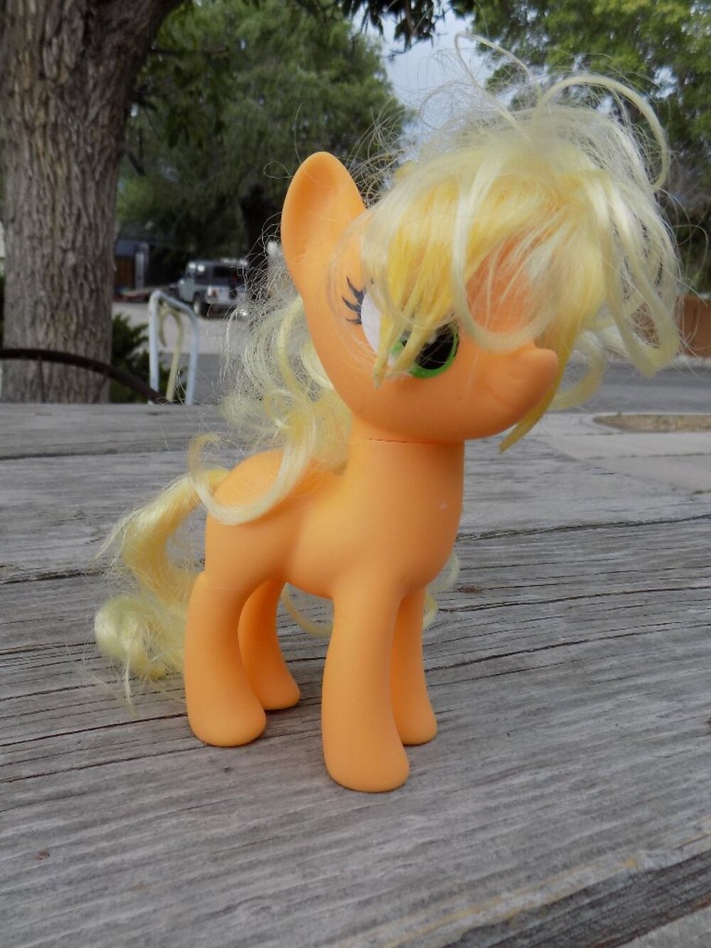 My Little Pony with APPLES  Rubber Toy Cake Topper *